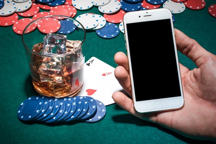 Tampilan meja Texas Hold'em Bonus live dealer bigpoker88